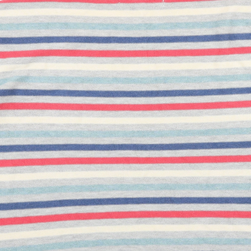 Lakeland Womens Multicoloured Round Neck Striped 100% Cotton Pullover Jumper Size 16