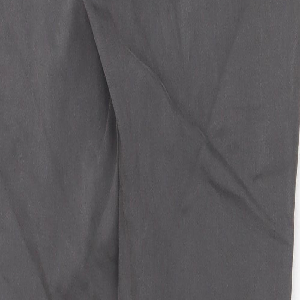 Barbour Womens Grey Cotton Straight Jeans Size 10 Regular Zip