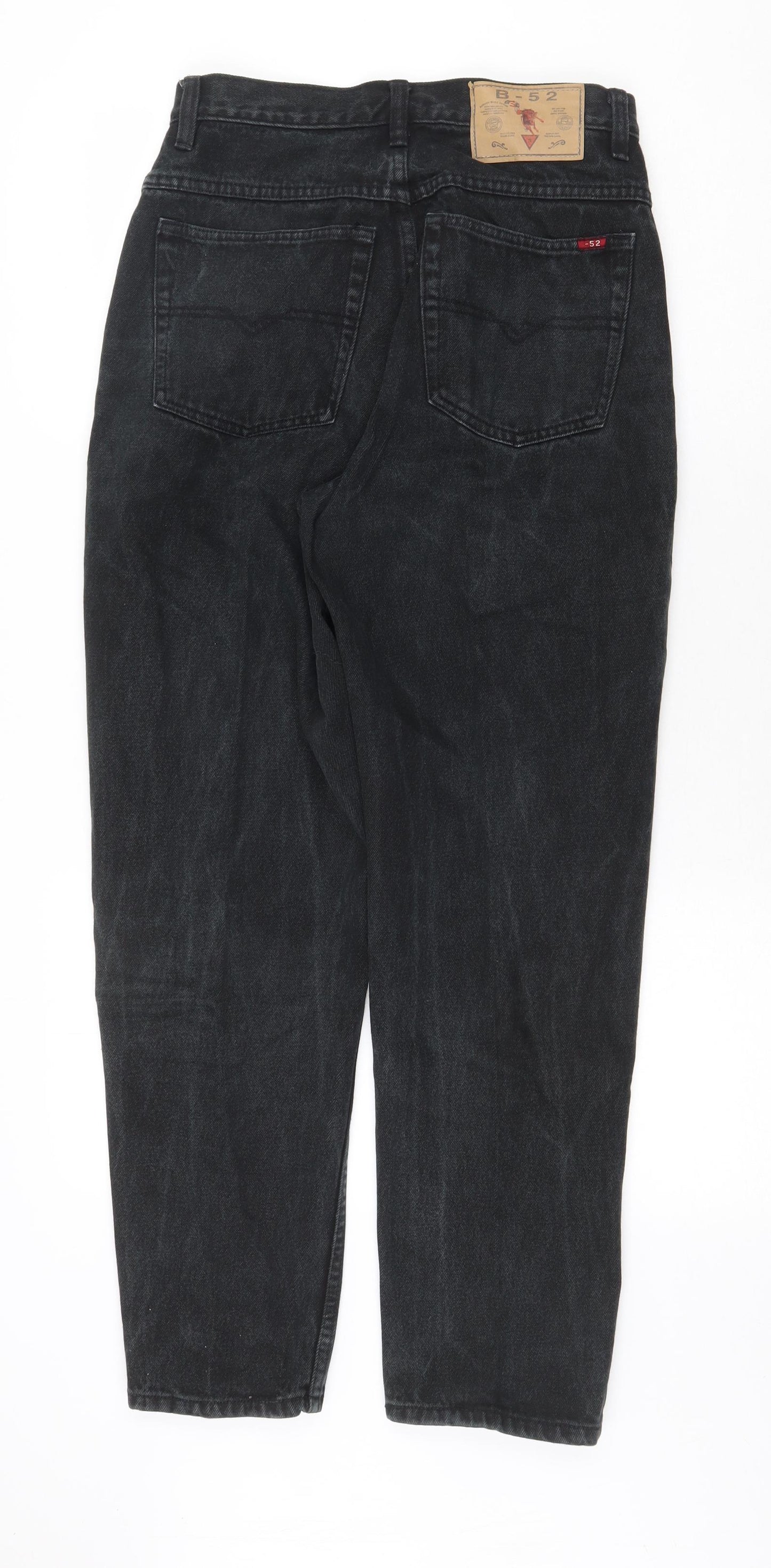 B-52 Womens Red Cotton Straight Jeans Size 14 Regular Zip