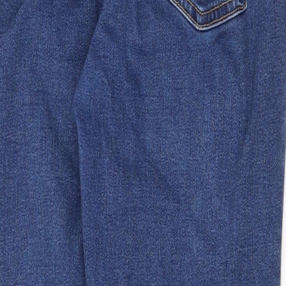 Primark Womens Blue Cotton Skinny Jeans Size 14 Regular Zip