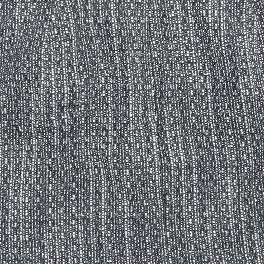 Garfield & Marks Womens Grey Acrylic Straight & Pencil Skirt Size 12 Zip