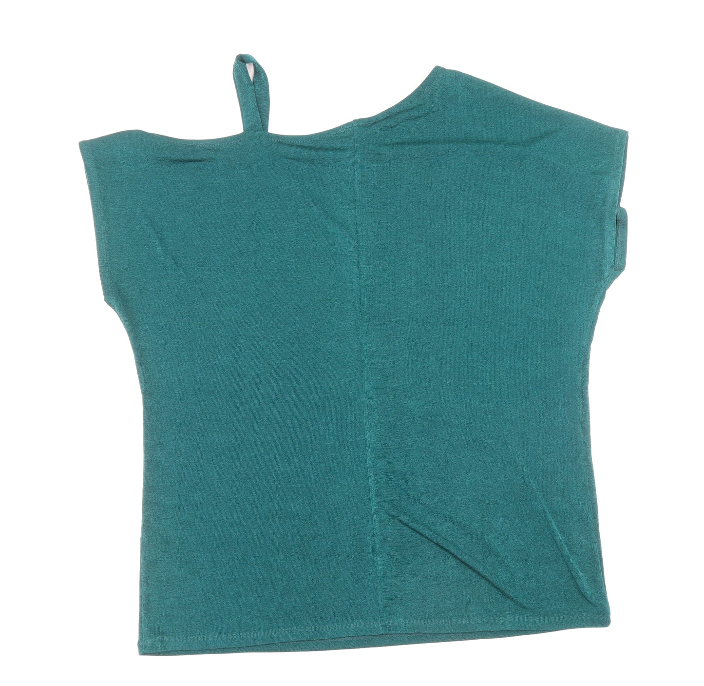 Papaya Womens Green Polyester Basic Blouse Size 16 Boat Neck