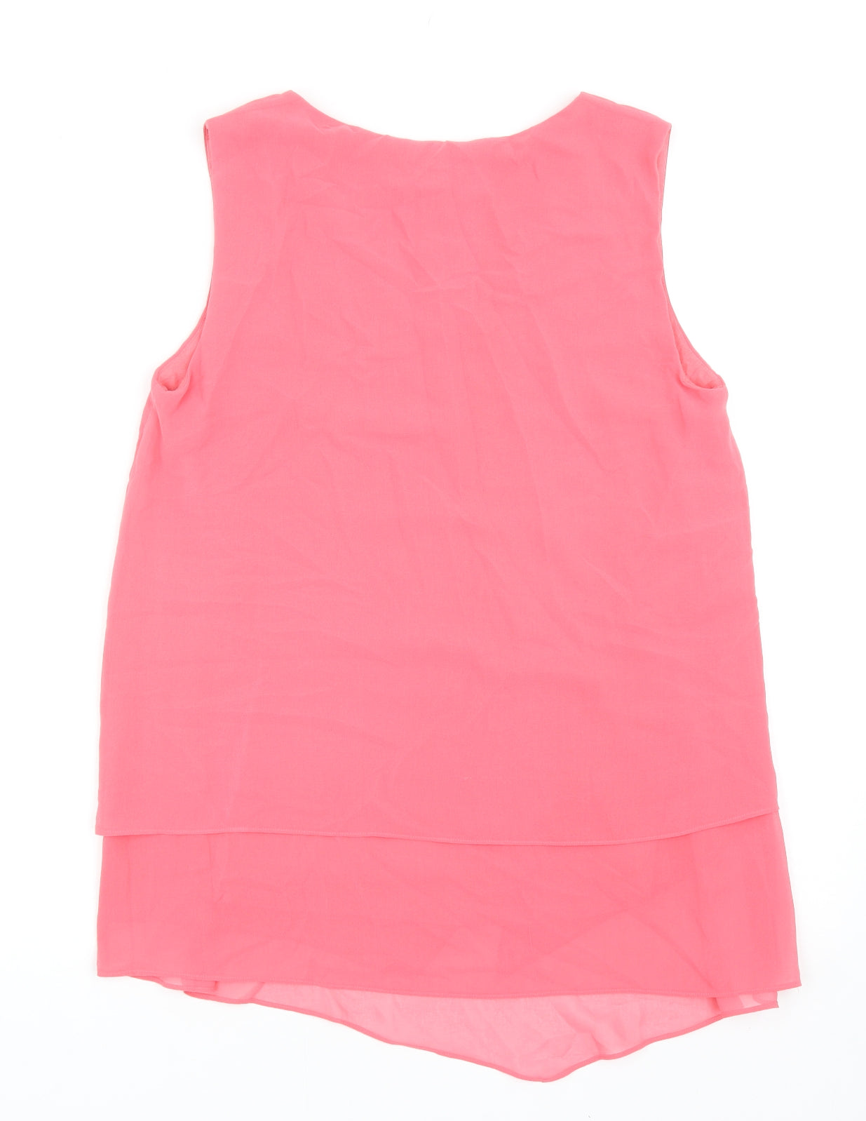 Phase Eight Womens Pink Polyester Camisole Tank Size 10 Round Neck