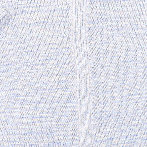 Love Knitwear Womens Blue Boat Neck Polyester Pullover Jumper Size 22