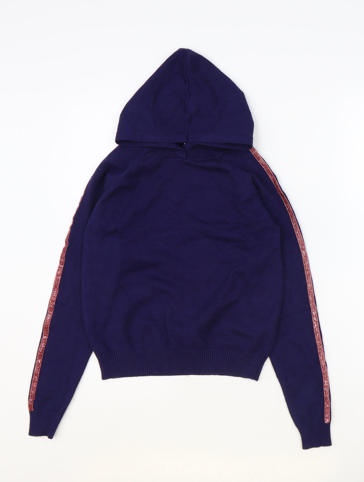 Primark Girls Blue Viscose Pullover Hoodie Size 12-13 Years Pullover