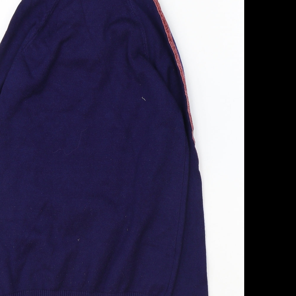 Primark Girls Blue Viscose Pullover Hoodie Size 12-13 Years Pullover