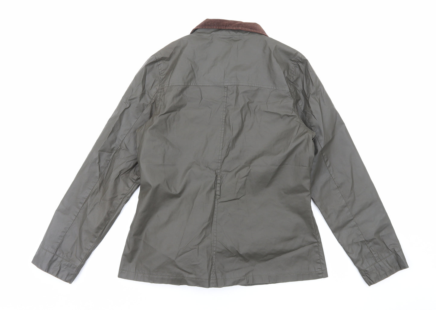 New Look Womens Green Jacket Size 12 Zip