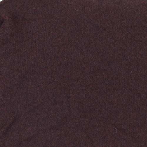 H&M Womens Purple Round Neck Polyester Pullover Jumper Size S