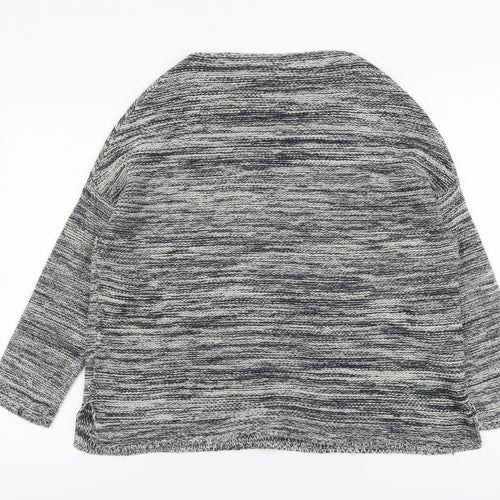 Atmosphere Womens Grey Round Neck Acrylic Pullover Jumper Size 12