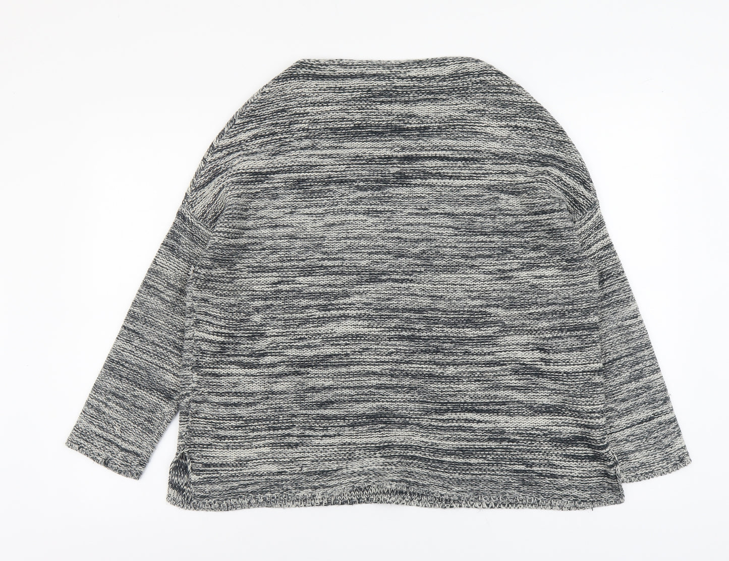 Atmosphere Womens Grey Round Neck Acrylic Pullover Jumper Size 12