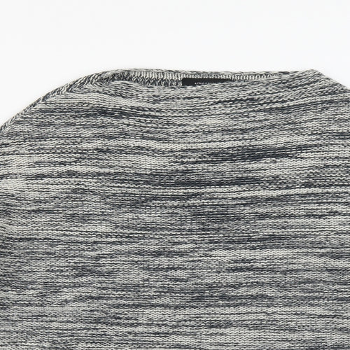 Atmosphere Womens Grey Round Neck Acrylic Pullover Jumper Size 12