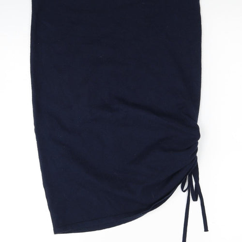 TU Womens Blue Viscose Bandage Skirt Size 14