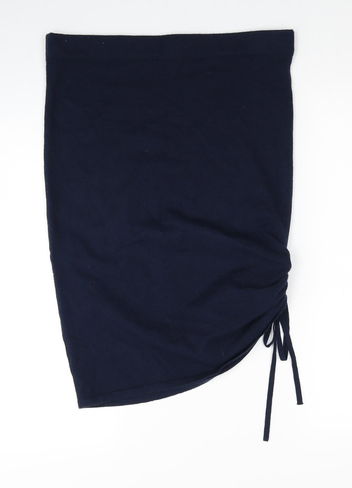 TU Womens Blue Viscose Bandage Skirt Size 14