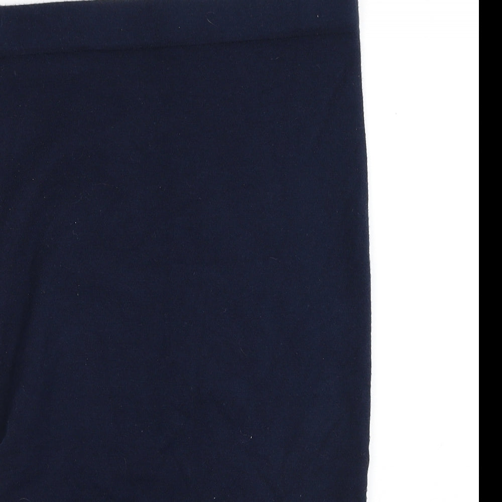 TU Womens Blue Viscose Bandage Skirt Size 14