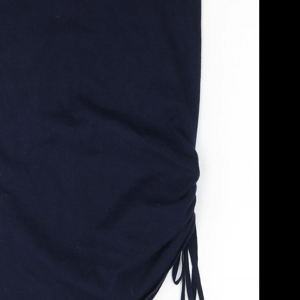 TU Womens Blue Viscose Bandage Skirt Size 14