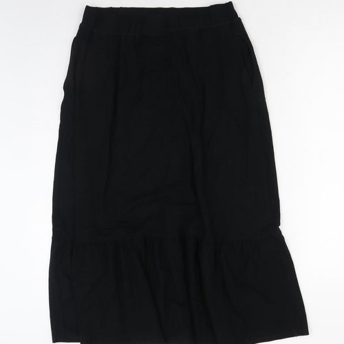 John Lewis Womens Black Polyester Trumpet Skirt Size 14