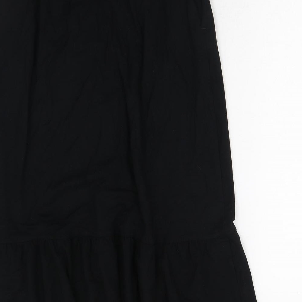 John Lewis Womens Black Polyester Trumpet Skirt Size 14
