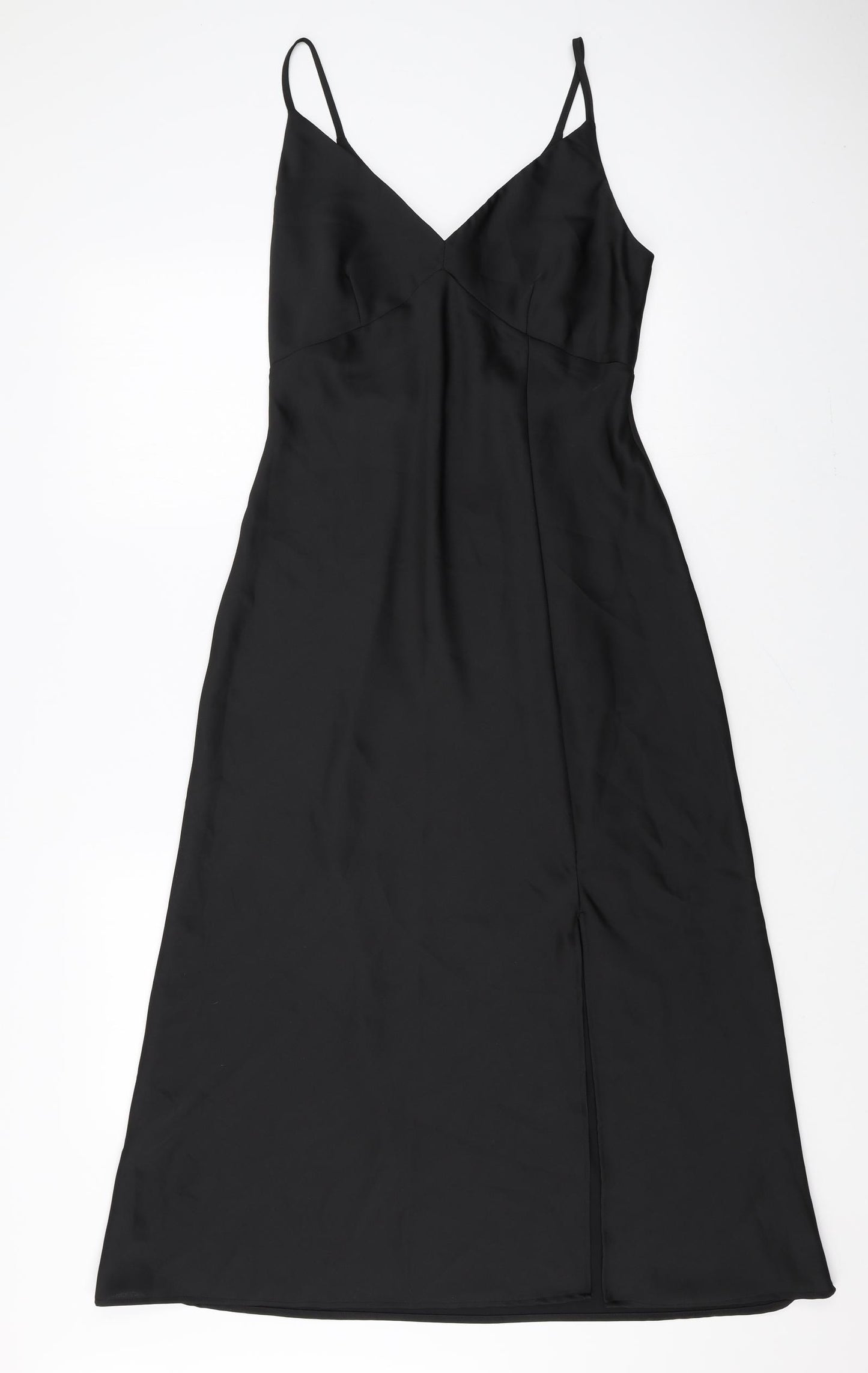 Primark Womens Black Polyester A-Line Size 10 V-Neck Pullover