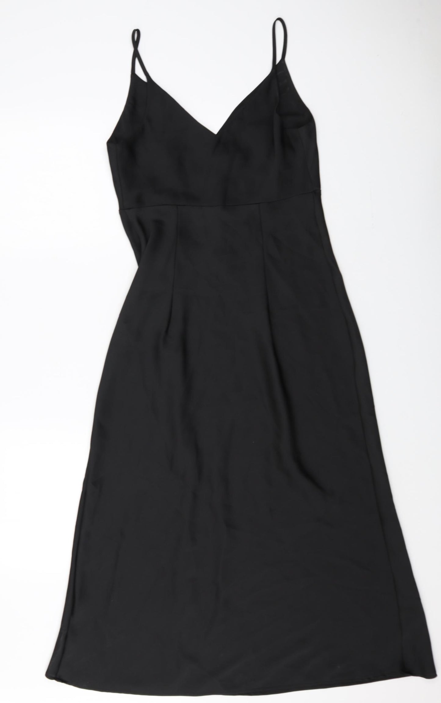 Primark Womens Black Polyester A-Line Size 10 V-Neck Pullover