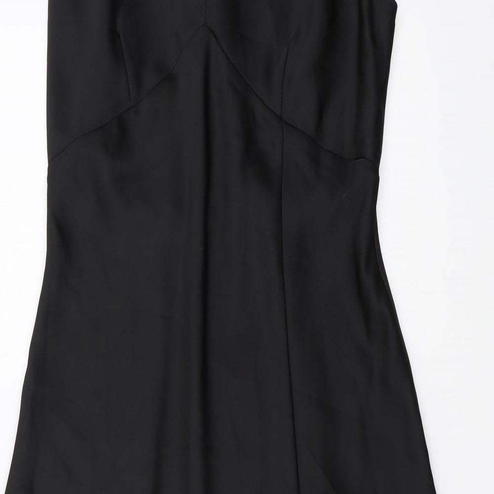 Primark Womens Black Polyester A-Line Size 10 V-Neck Pullover