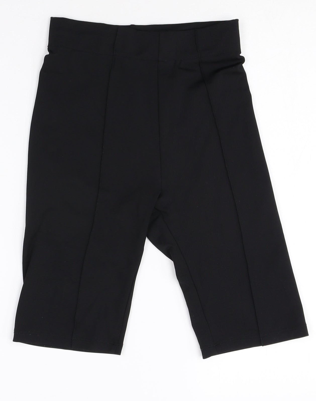 Bershka Womens Black Polyester Sweat Shorts Size XS Regular - Waist Size: 22 Inch