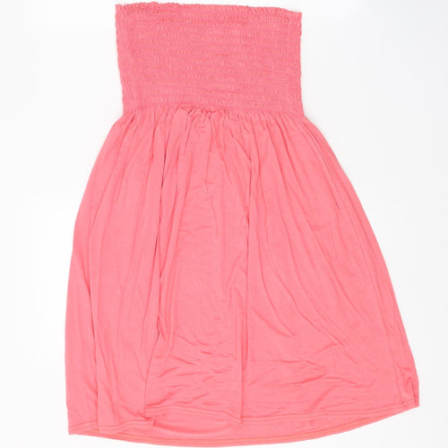Preworn Womens Pink Viscose A-Line One Size Off the Shoulder Pullover