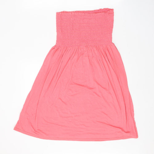 Preworn Womens Pink Viscose A-Line One Size Off the Shoulder Pullover