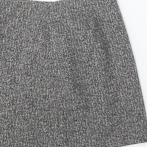 Preworn Womens Grey Polyester Straight & Pencil Skirt Size 27 in