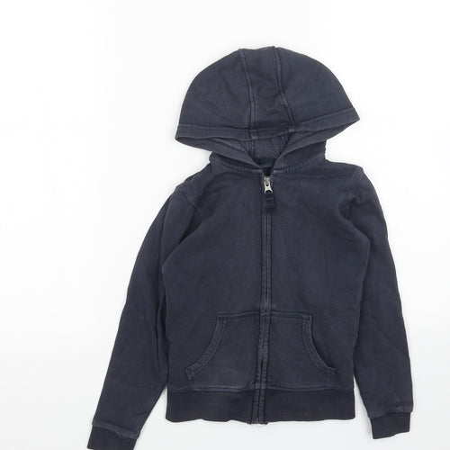 Marks and Spencer Boys Blue Jacket Size 6-7 Years Zip