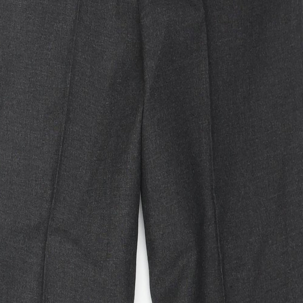 TU Boys Grey Polyester Dress Pants Trousers Size 9 Years Regular Zip