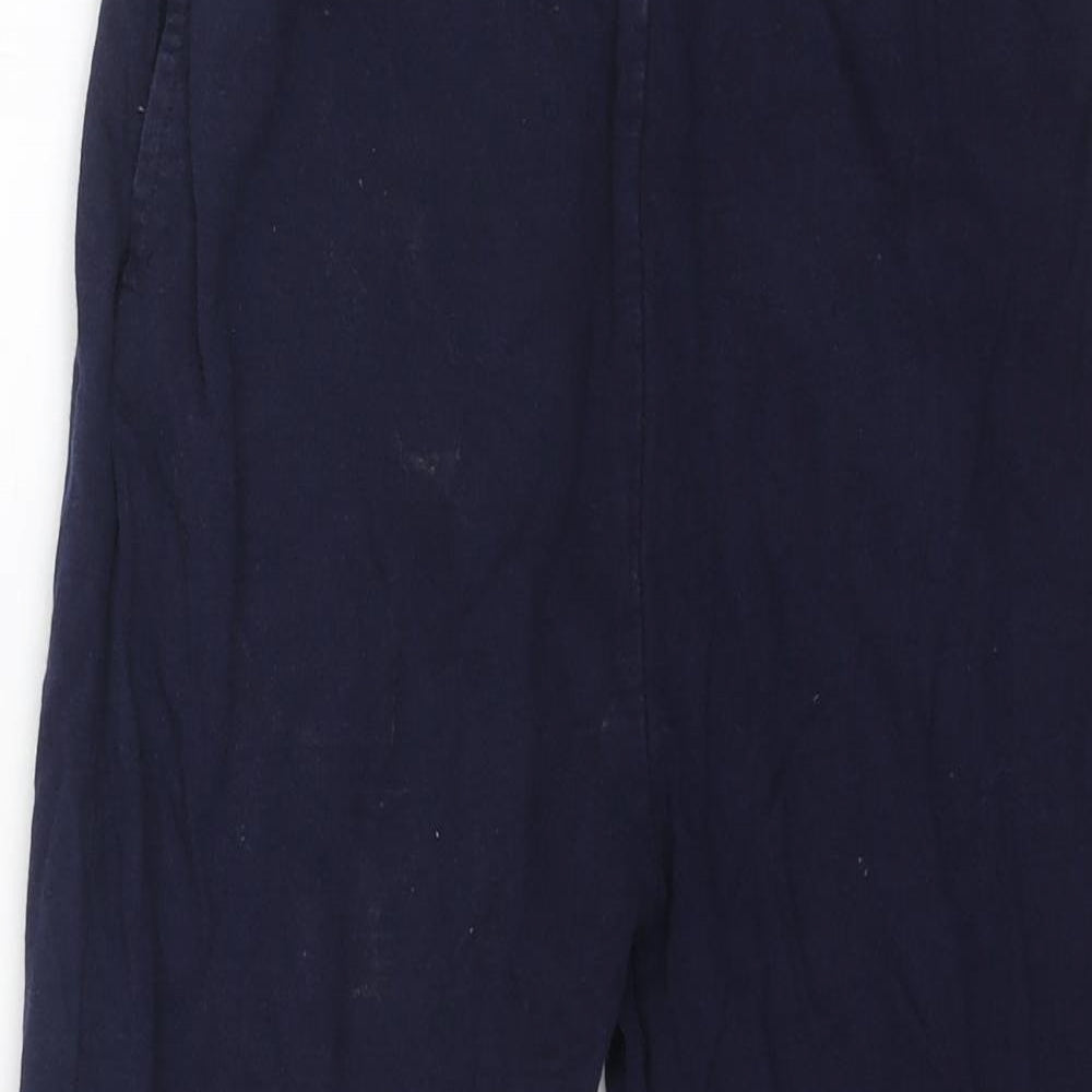 Studio Boys Blue Cotton Jogger Trousers Size 9-10 Years Regular Drawstring