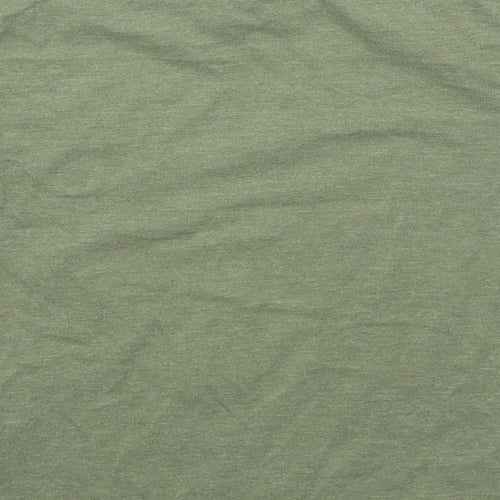 Leicester Football Club Boys Green Cotton Basic T-Shirt Size 4 Years Scoop Neck Pullover