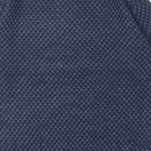 Knot so bad Womens Blue Round Neck Acrylic Pullover Jumper Size S