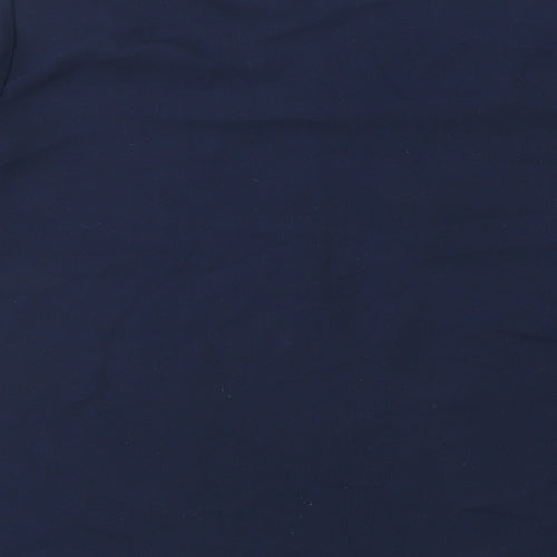 Primark Womens Blue Polyester Basic Blouse Size 8 V-Neck