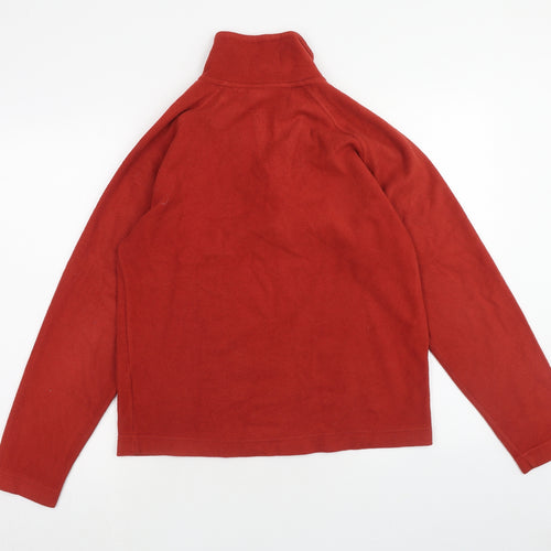 Hawkshead Mens Red Polyester Pullover Sweatshirt Size S