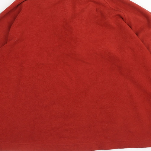 Hawkshead Mens Red Polyester Pullover Sweatshirt Size S