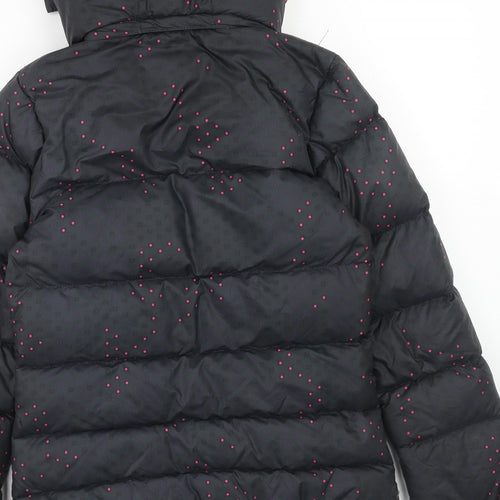 Nike Womens Black Puffer Jacket Jacket Size XS Zip