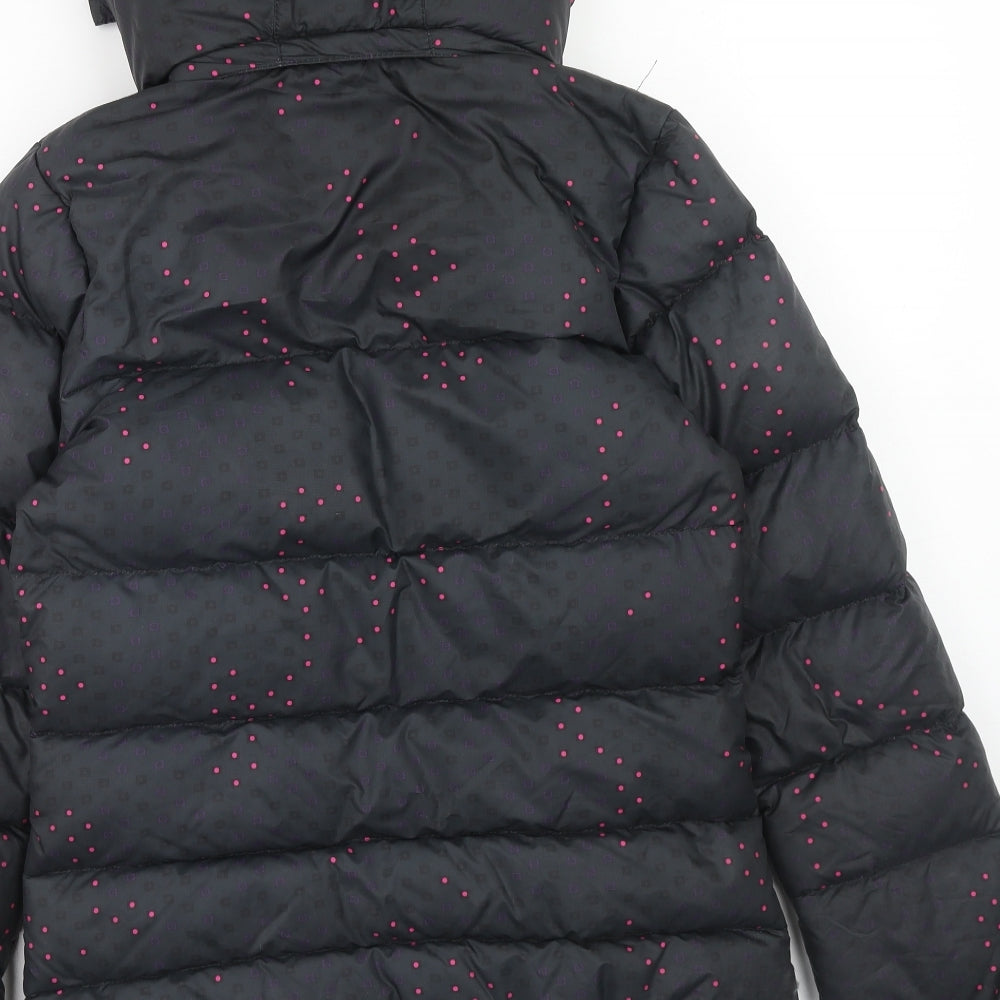 Nike Womens Black Puffer Jacket Jacket Size XS Zip