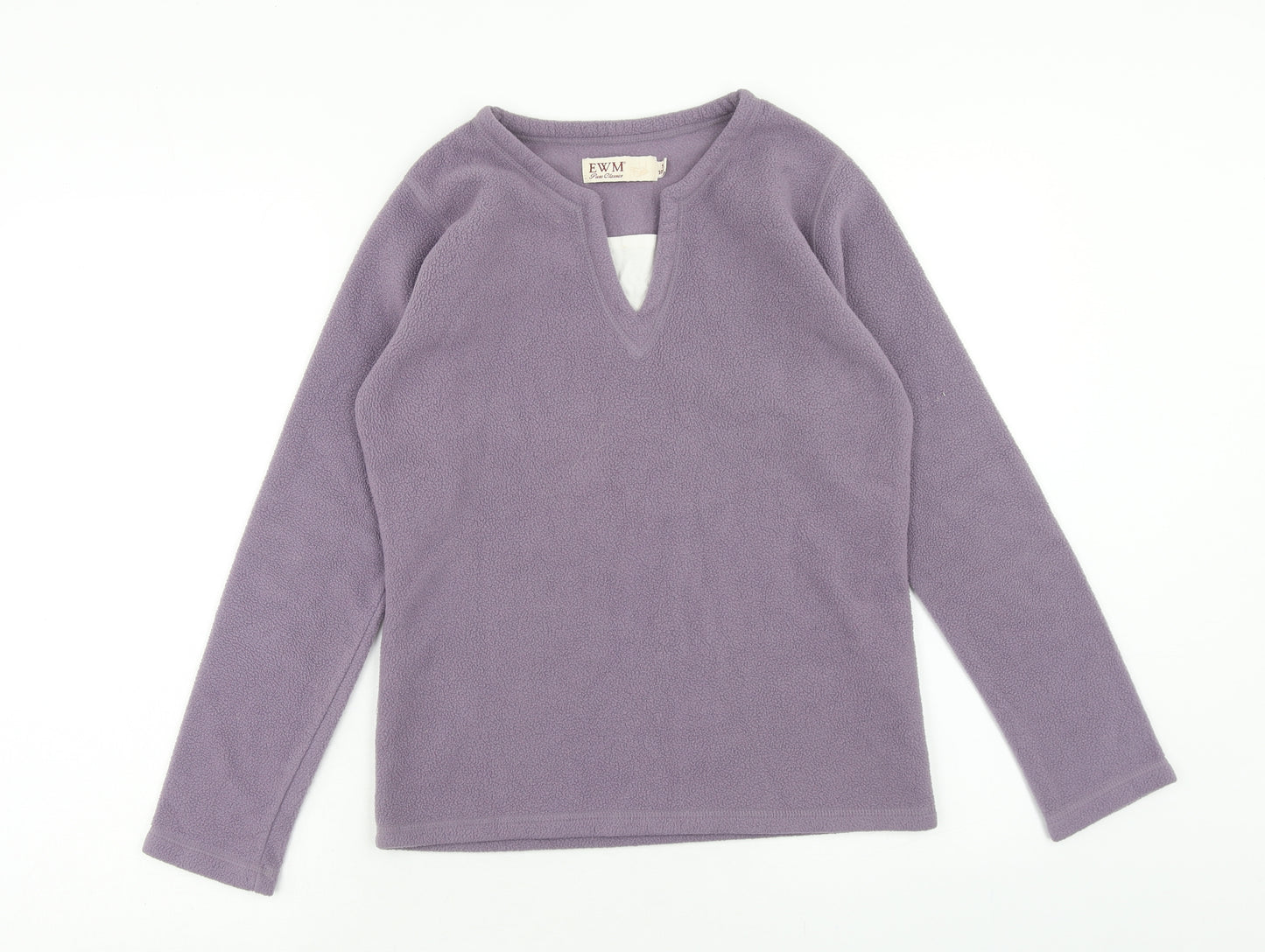 EWM Womens Purple Polyester Pullover Sweatshirt Size S Pullover - Size 10-12