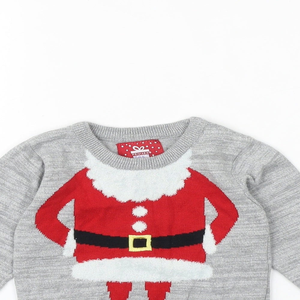Primark Baby Green 100% Cotton Pullover Jumper Size 18-24 Months Pullover - Christmas Jumper