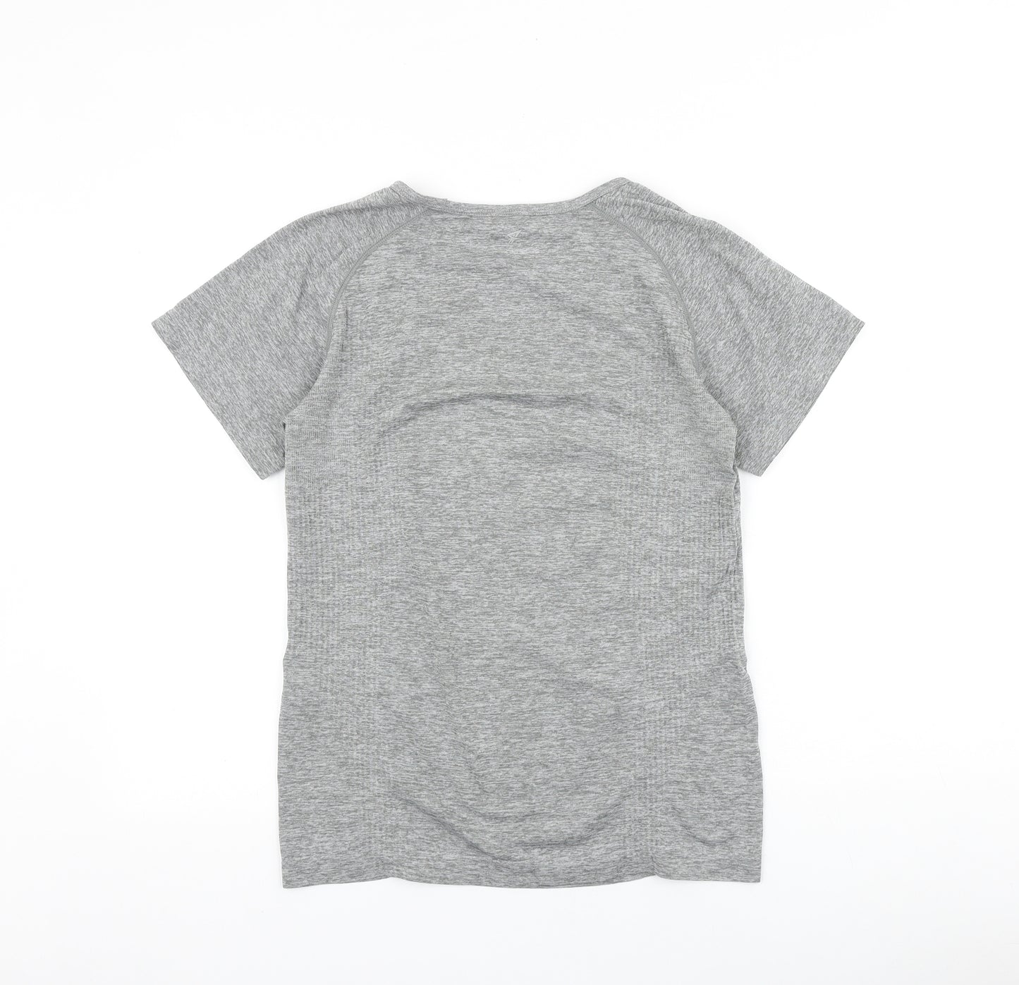 Primark Womens Green 100% Cotton Basic T-Shirt Size 12 Scoop Neck Pullover