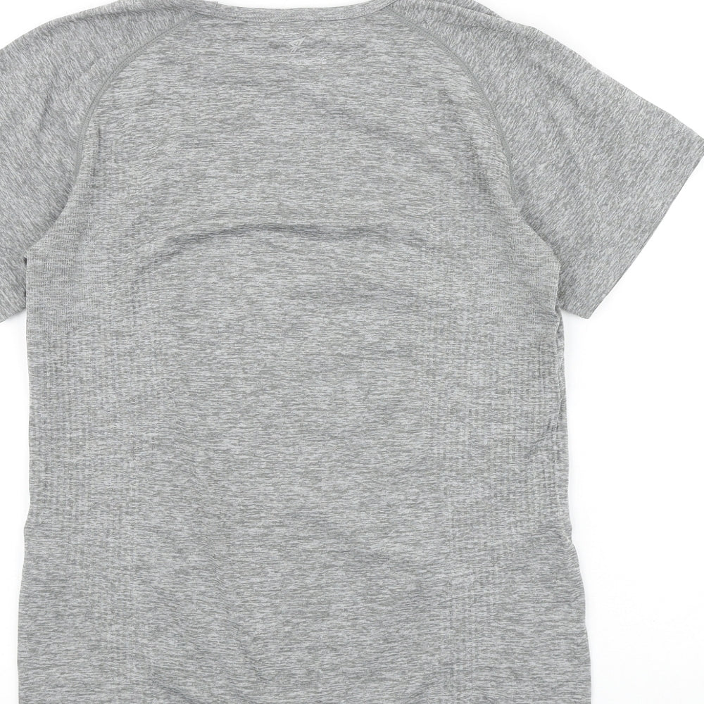 Primark Womens Green 100% Cotton Basic T-Shirt Size 12 Scoop Neck Pullover