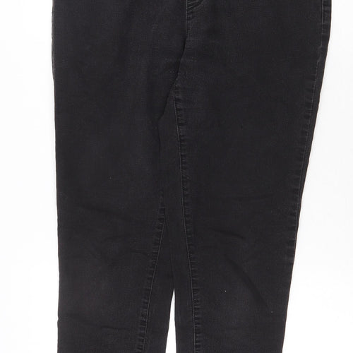 Denim & Co. Womens Grey Cotton Jegging Jeans Size 14 Regular