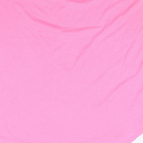 Gina Tricot Womens Pink Polyester Basic T-Shirt Size S Boat Neck Pullover