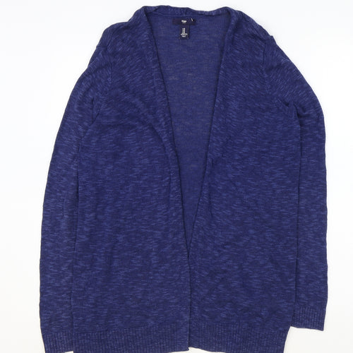 Gap Womens Blue V-Neck Cotton Wrap Jumper Size M