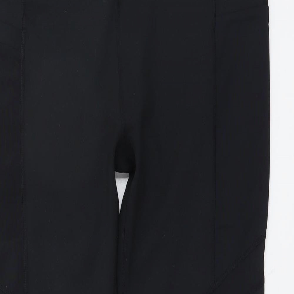 Fabletics Womens Black Nylon Compression Leggings Size M L26 in Regular