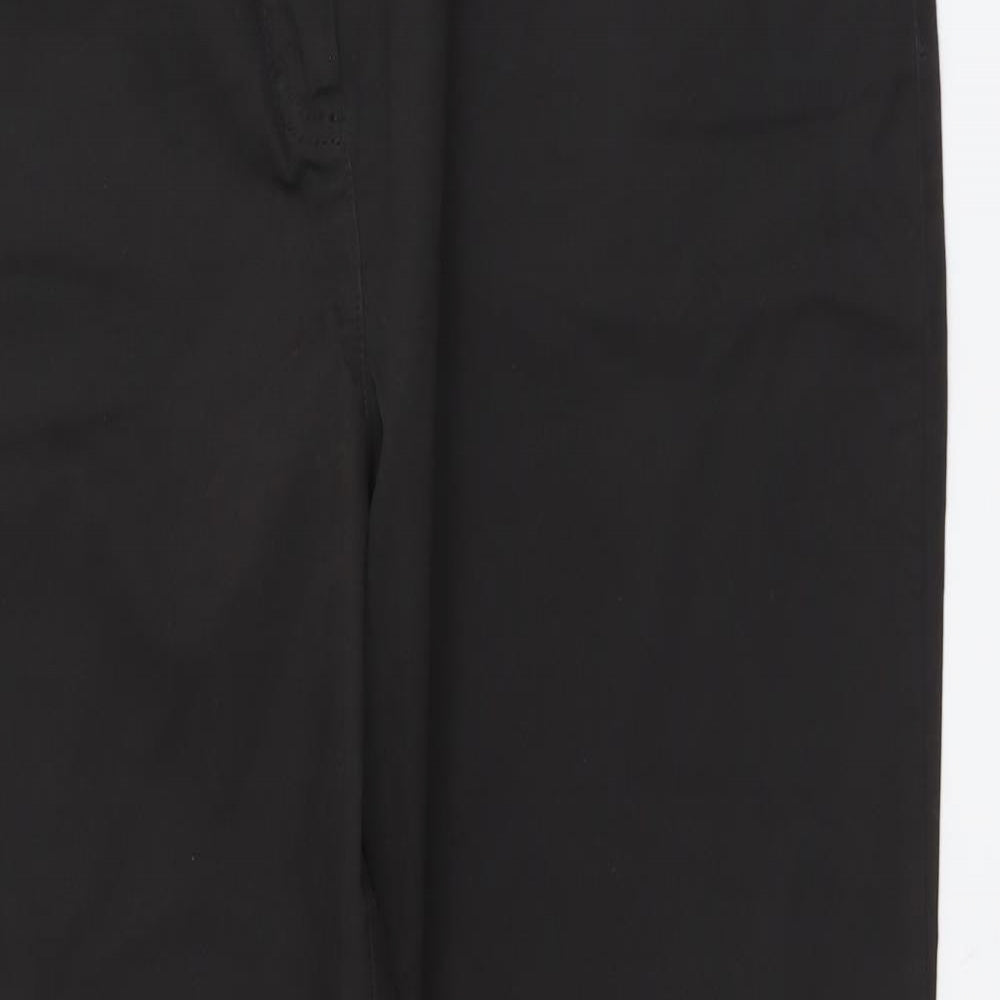 Punt Roma Womens Brown Cotton Dress Pants Trousers Size 20 L30 in Regular Button