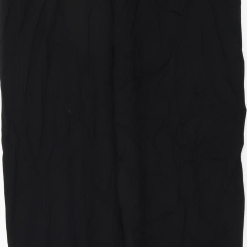 Atmosphere Womens Black Viscose Jogger Trousers Size 12 L29 in Regular