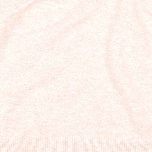 Garfield & Marks Womens Pink Round Neck Acrylic Pullover Jumper Size L