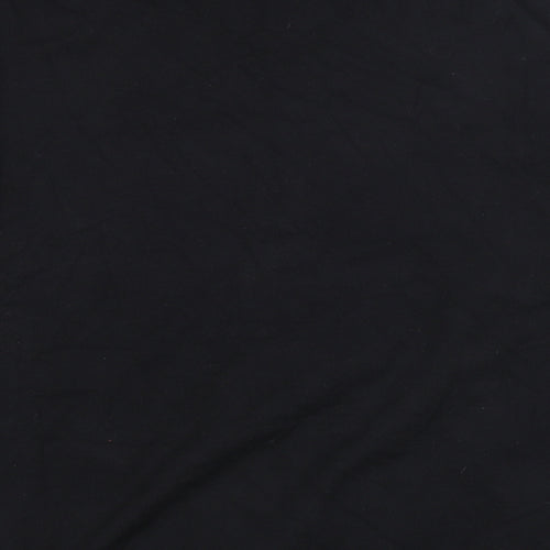 Izabel London Womens Black V-Neck Striped Viscose Pullover Jumper Size 8 - Star Print